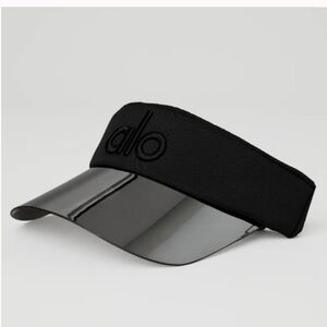 ALO Yoga Airlift Solar Visor Black hat cap tennis sports NWT